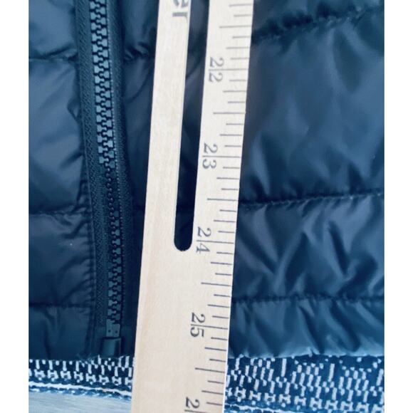 Zyia Vest Womens Size Small Black Alpine Goose Down Lightweight Packable Puffer - Picture 9 of 9